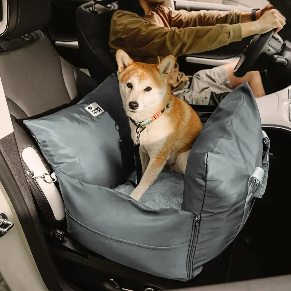 Waterproof Dog Car Seat Bed - Roadtrip