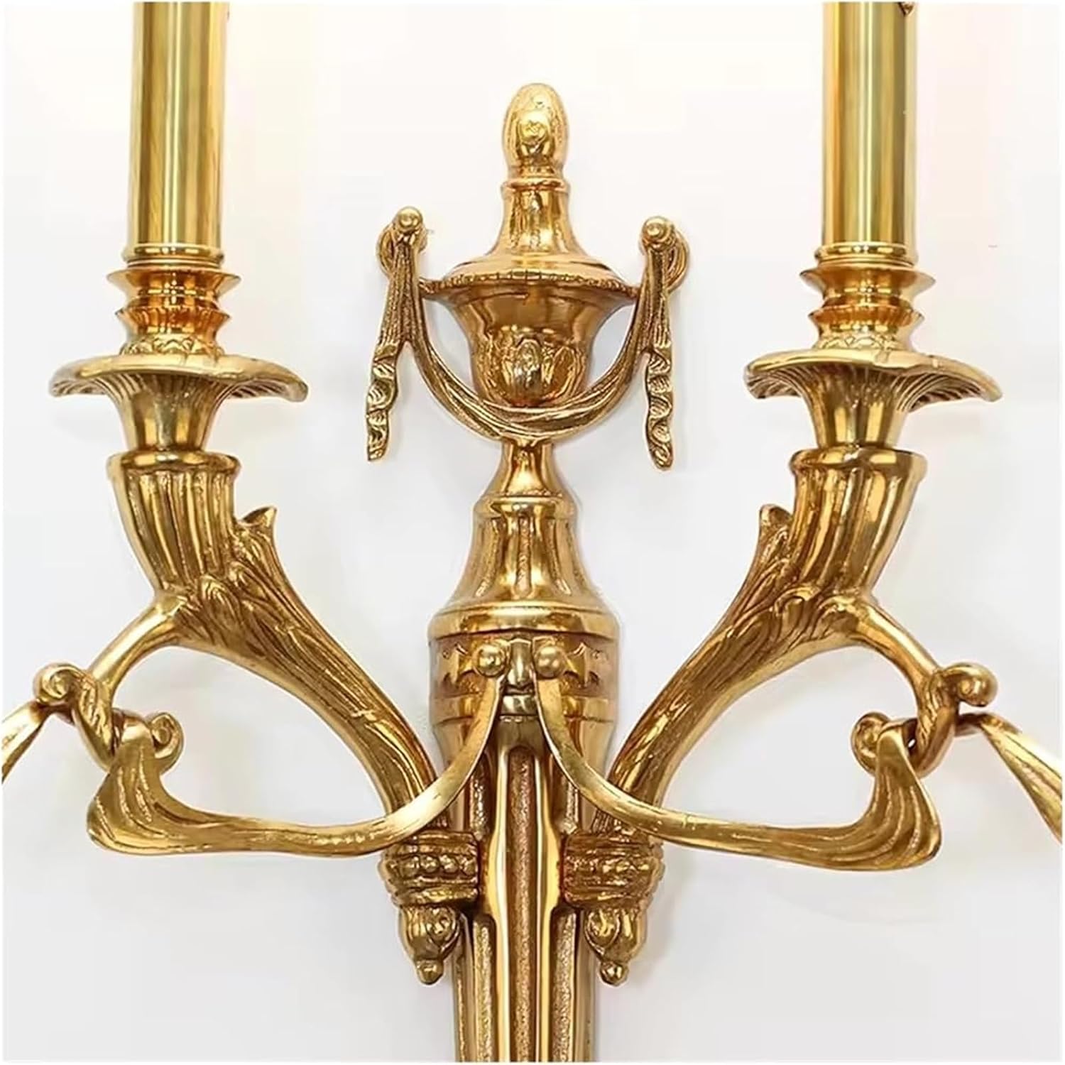 Vintage French Wall Sconces Indoor Candle Wall Lamp for Home Villa Apartment Living Room Bedroom Lounge Decorative Lighting Fixture Wall Lights(Warm Light) (Warm Light W30cm*H60cm)