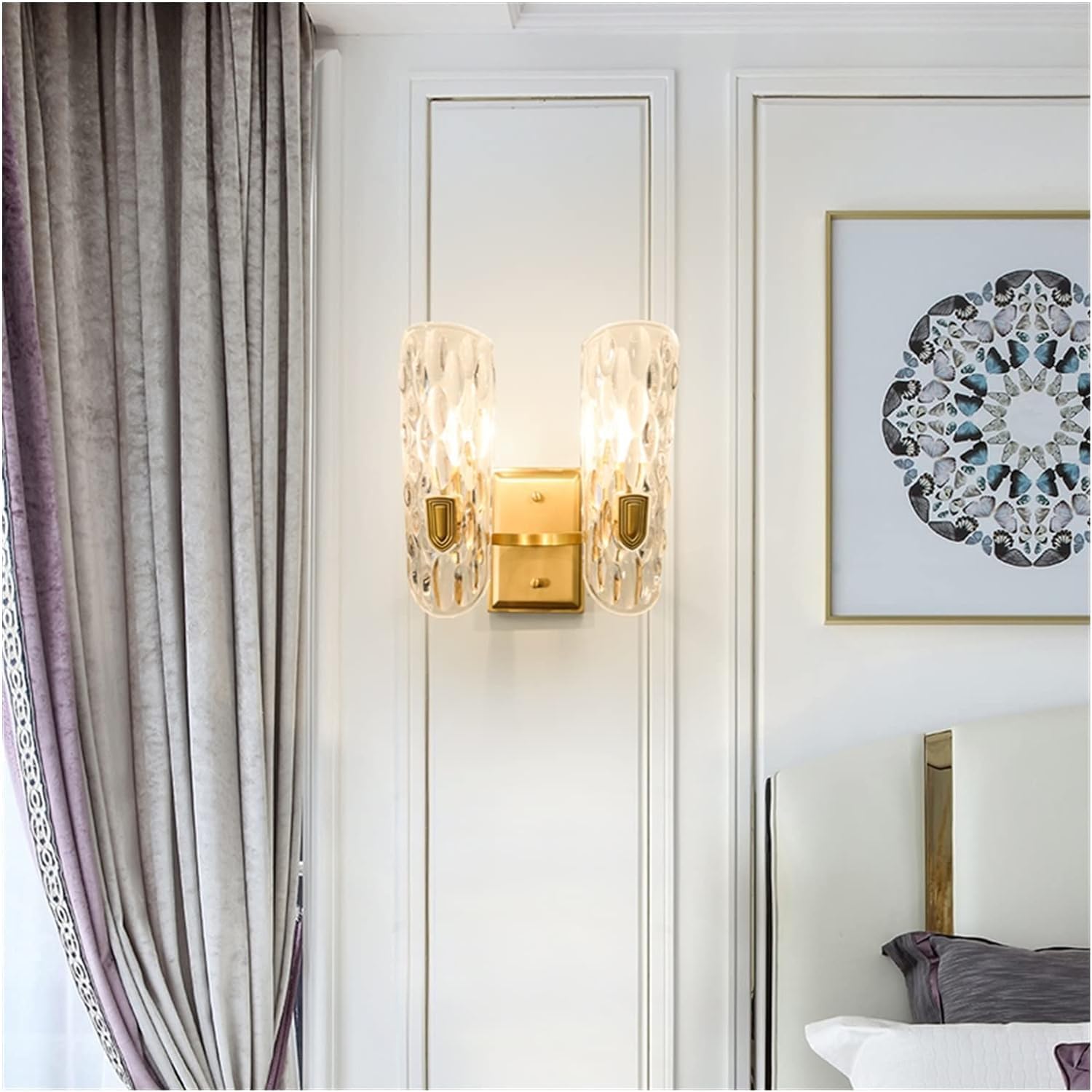 Classical Wall Lamps Living Room Bedroom Dresser Mirror lamp Candle(Cool White,Warm White)