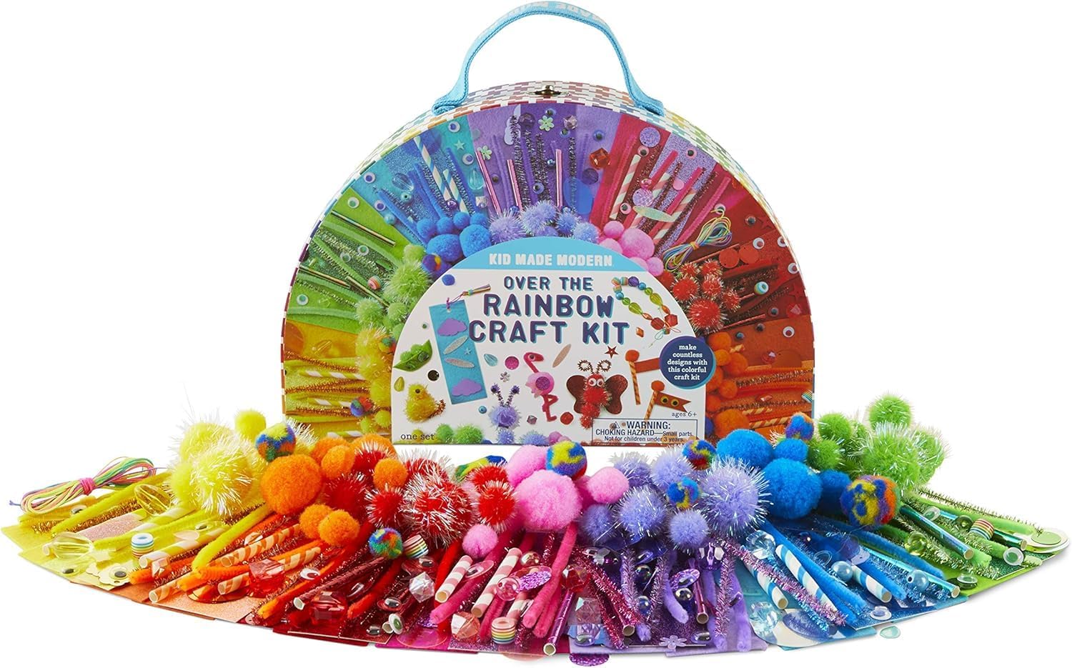 DIY Arts and Craft Kit - 3.8 Pounds of Hobby Supplies for Kids Age 4-12