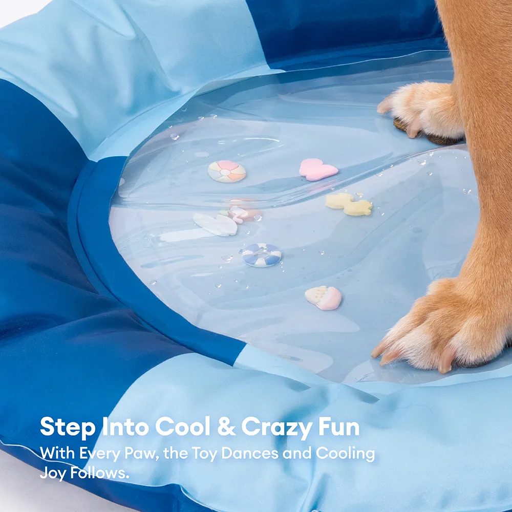Water-Filled Cooling Mat for Dogs Floating Dog Bed - Chill Nest