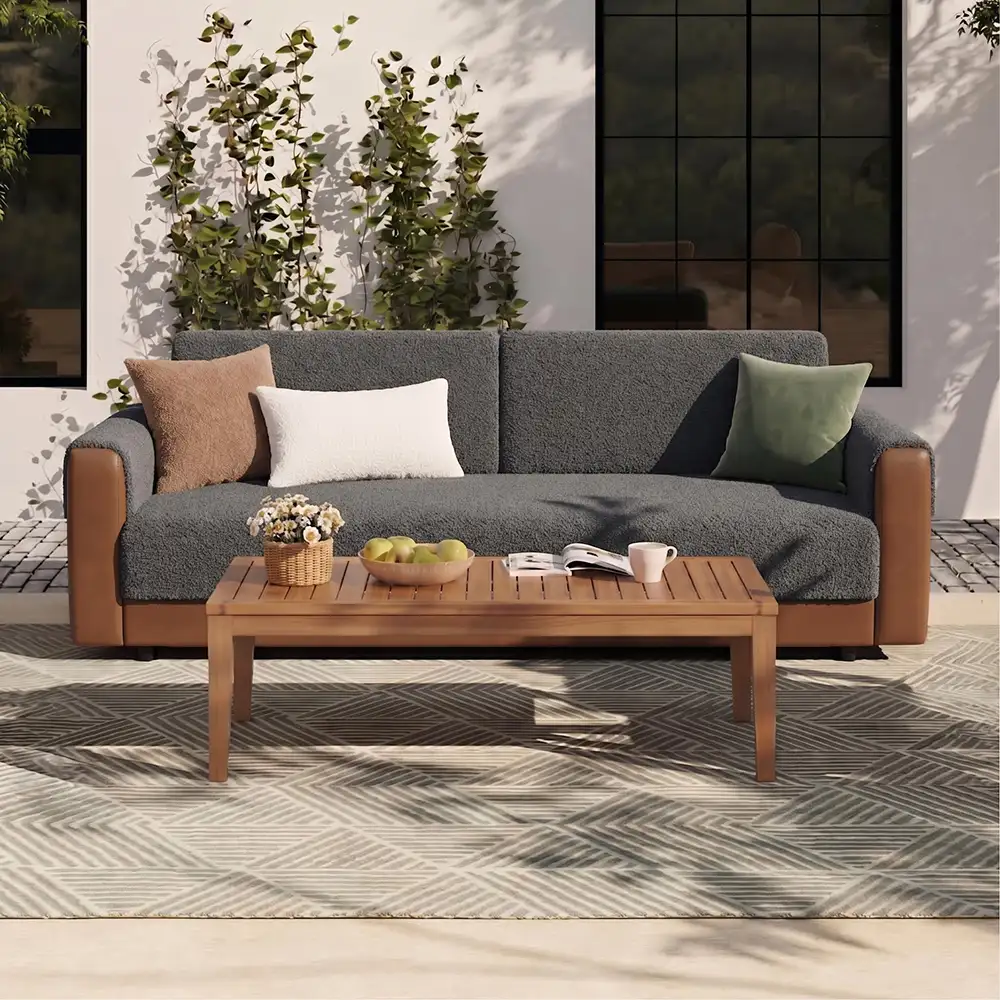 All-Season Breathable Chenille Scratch-Resistant Sofa Protection Outdoor Couch Cover