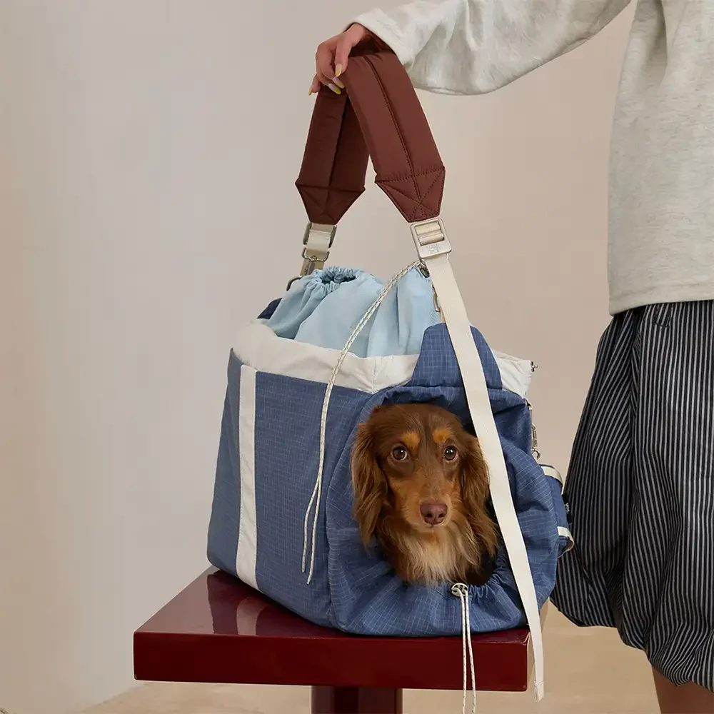 Vintage Breezy Outdoor Waterproof Dog Cat Carrier Large-Capacity Travel Pet Carrier Bag