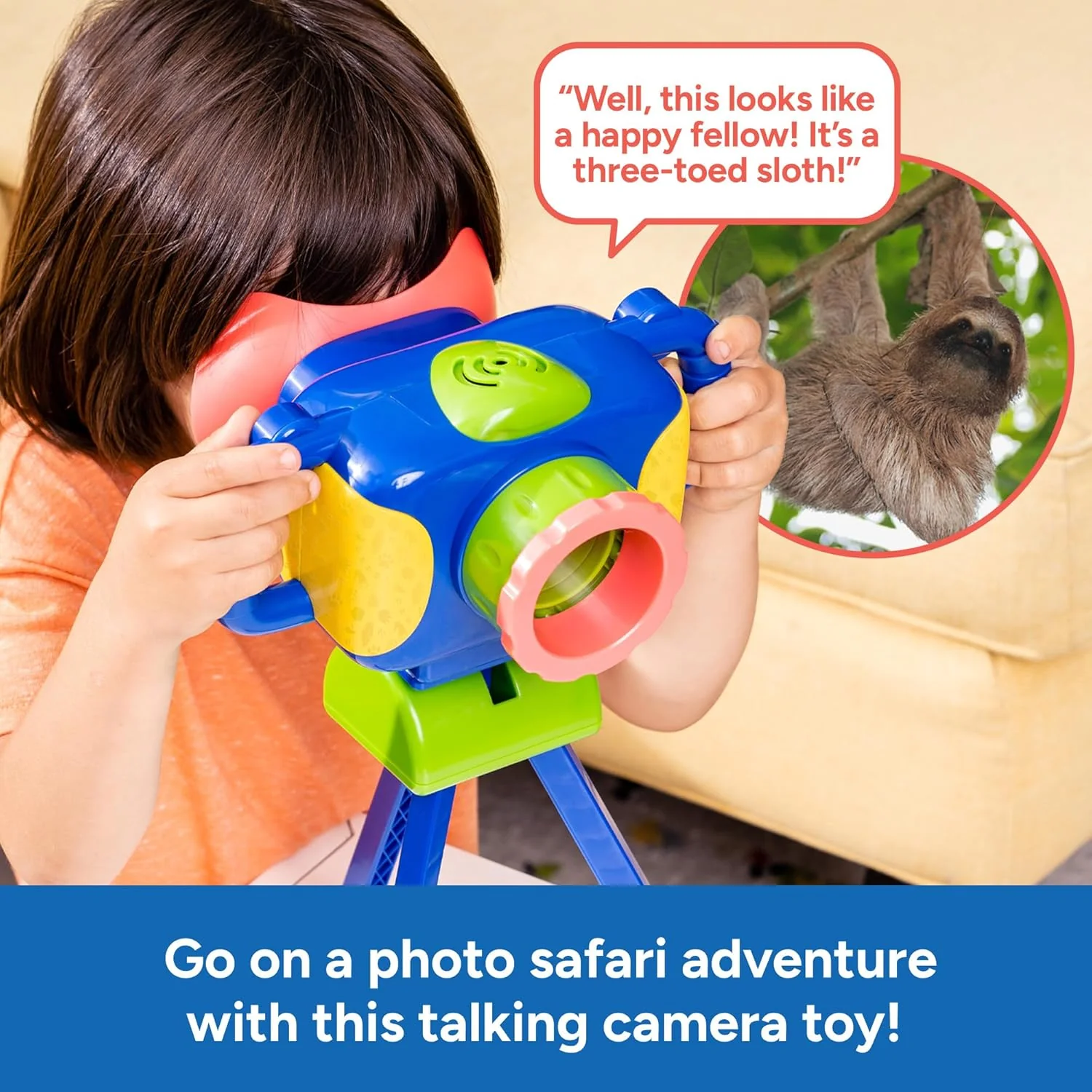 Talking Wildlife Camera for Kids with 130 HD Photos & Educational Games