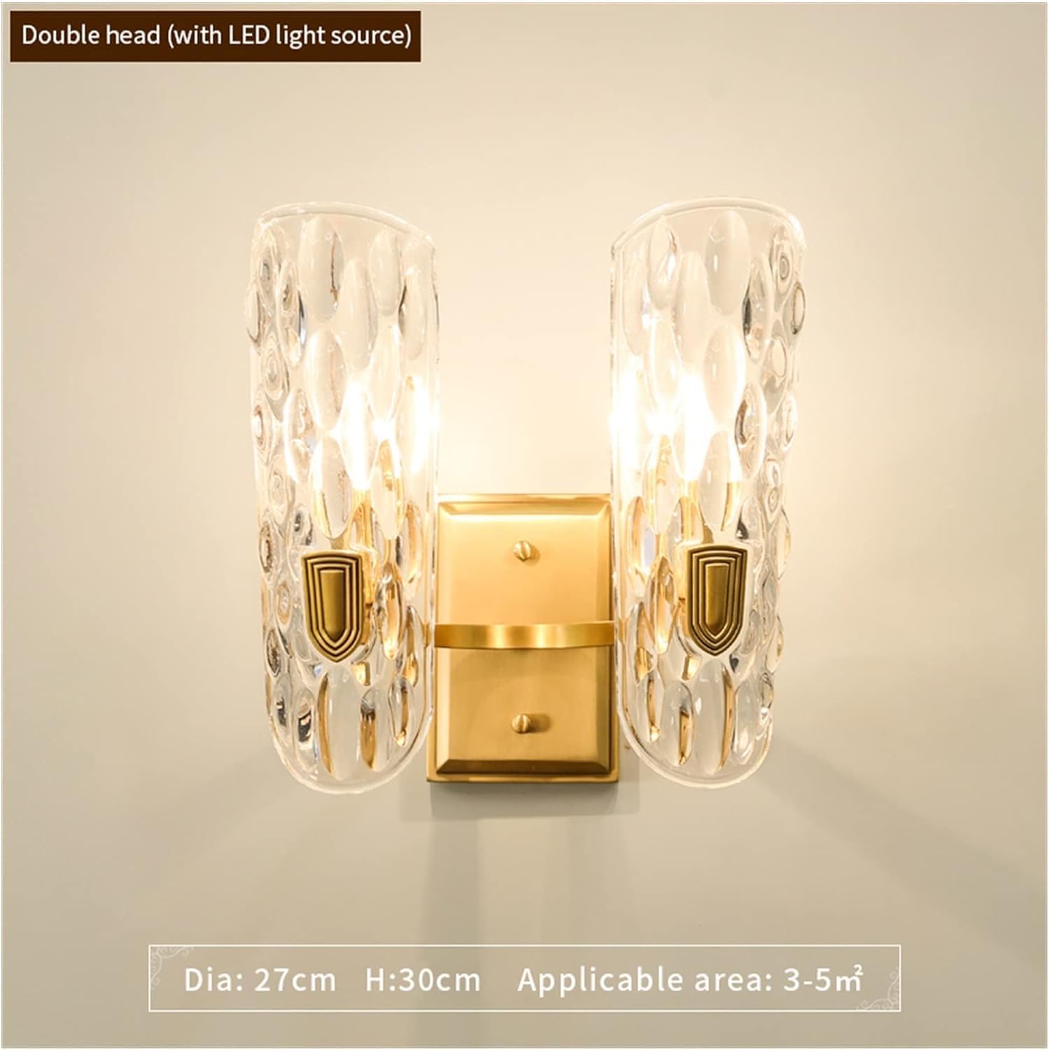 Classical Wall Lamps Living Room Bedroom Dresser Mirror lamp Candle(Cool White,Warm White)