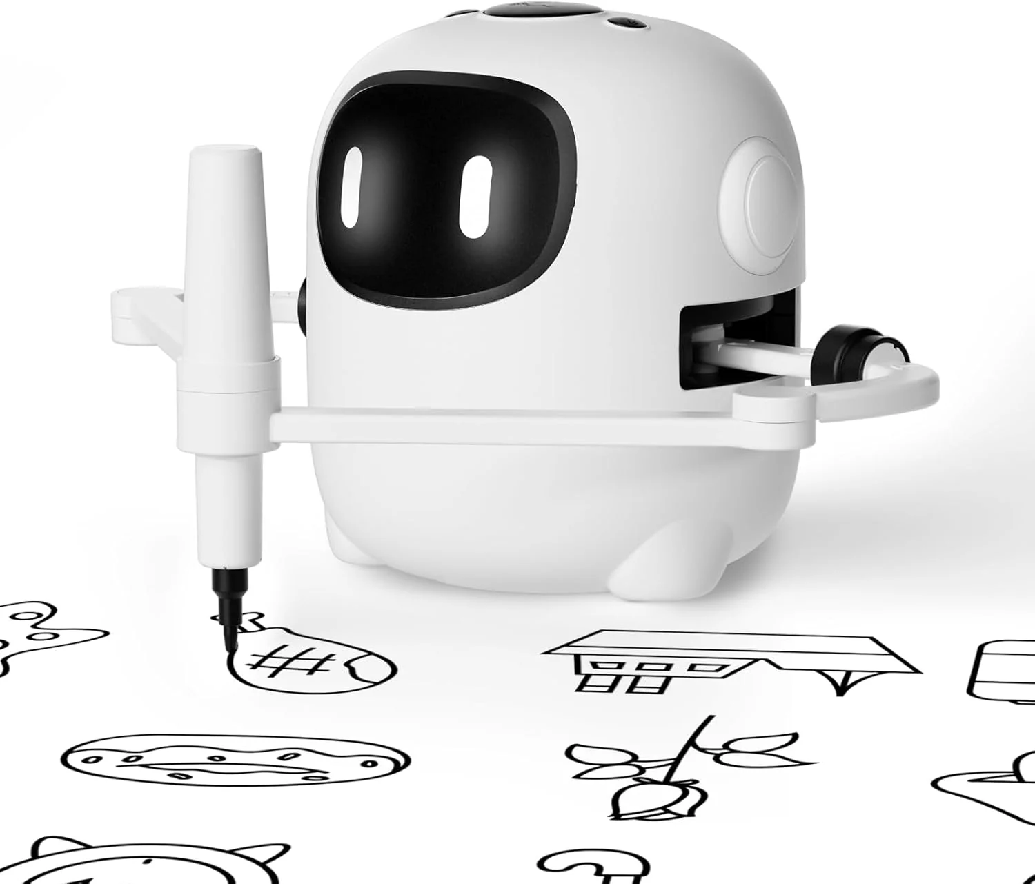 Drawing Robot for Kids with 150 Cards, Voice Interactive Educational Painting Machine for Ages 3-8