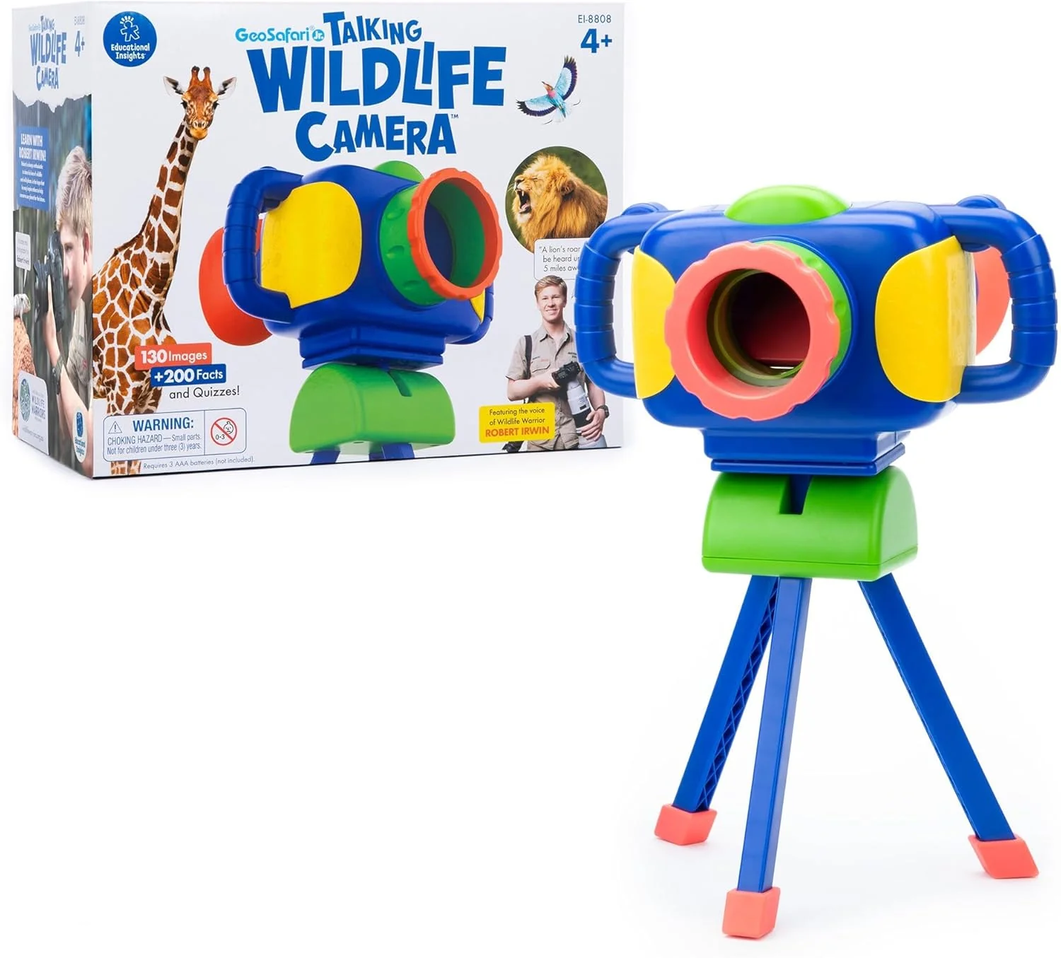 Talking Wildlife Camera for Kids with 130 HD Photos & Educational Games