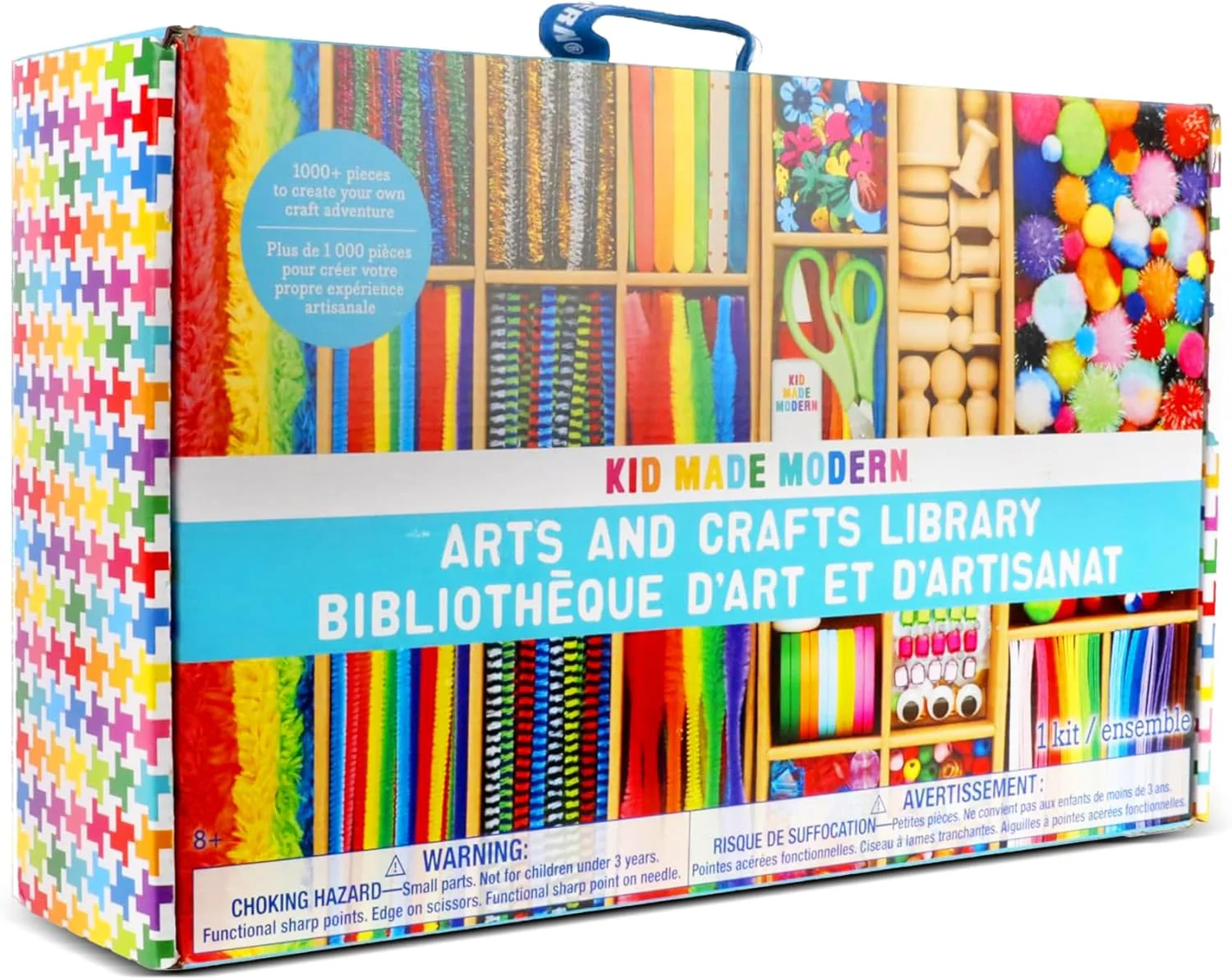 DIY Arts and Craft Kit - 3.8 Pounds of Hobby Supplies for Kids Age 4-12