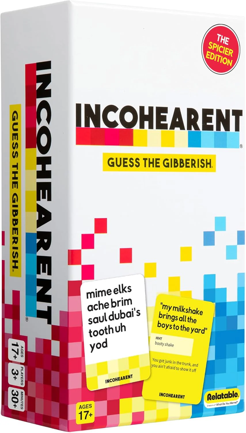 Guess the Gibberish Party Game for Adults - 300 Cards for Game Night and Groups